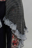 Ruffle Vintage Washed Crochet Vest