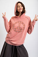 Peace patch hoodie