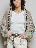 Balloon Sleeve Sweater Hoodie