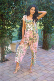 Floral Pastel Patchwork Overall