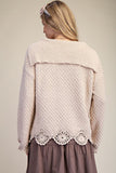 Laced Up Front Sweater