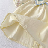 Baby Embroidered Flower Set