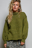 Mock Neck Chunky Sweater