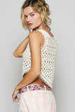 Boho Cropped Crochet Tank