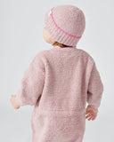 Fuzzy Beanie - Ash Rose