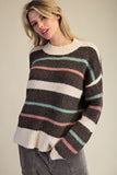 Stripe pattern sweater
