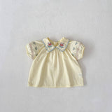 Baby Embroidered Flower Set