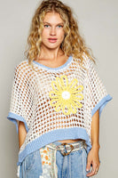 Floral Crochet Top