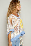 Floral Crochet Top