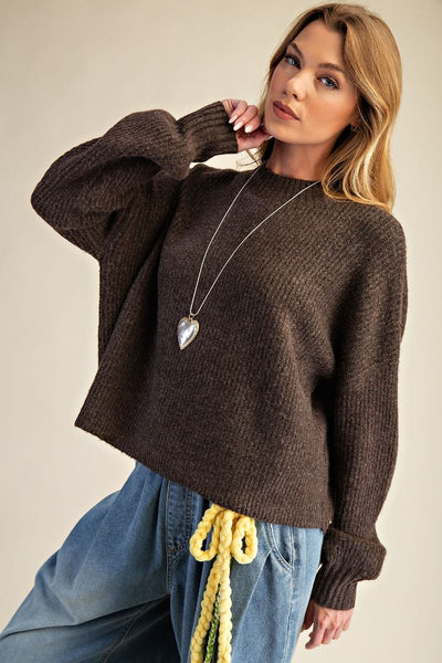 Mock neck sweater