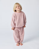 Fuzzy Lounge Pants - Ash Rose
