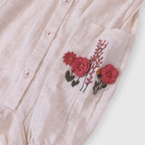 Victoria Embroidered Baby Romper