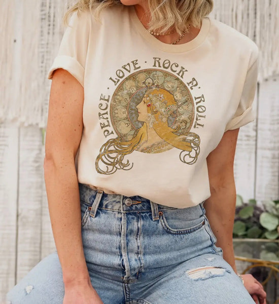 Peace Love Rock n’ Roll Tee