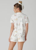 Floral Market Shorts/Shirt PJ Set