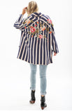Crafted stripe jacket