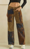 Mixed Media Patchwork Pants