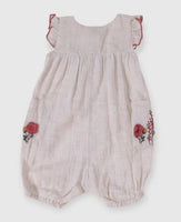 Victoria Embroidered Baby Romper