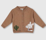 Cactus Llama Baby Cardigan