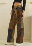 Mixed Media Patchwork Pants