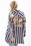 Crafted stripe jacket