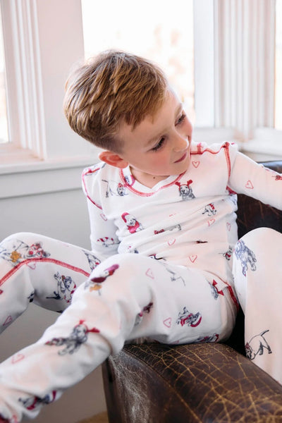 Candy Cane Kids PJ Set