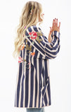Crafted stripe jacket