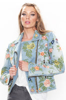 Lucinda Embroidered Denim Jacket