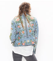 Lucinda Embroidered Denim Jacket