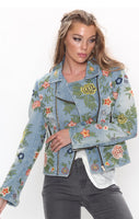 Lucinda Embroidered Denim Jacket