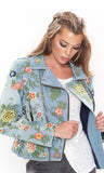 Lucinda Embroidered Denim Jacket