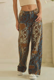 Burn Out Distressed Pants