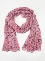 Peace Sign Scarf