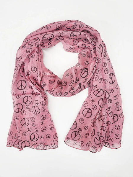 Peace Sign Scarf