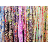 Embroidered Jewel-Tone Scarves