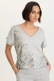 Embroidered Dashell Top