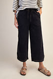 Mineral Washed Denim Pants