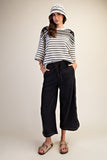 Mineral Washed Denim Pants