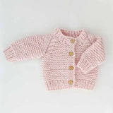 Blush Knit Baby Cardigan