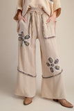 Flower Patch Gauze Pants