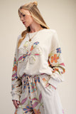 Floral Patch Pullover