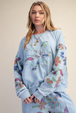 Floral Patch Pullover
