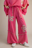 Flower Patch Gauze Pants