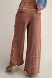 Mineral Washed Terry Knit Pants