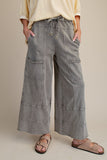 Mineral Washed Terry Knit Pants