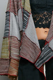 Cropped Patchwork Cardigan