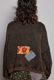 Patchwork Ribbed Cardigan
