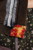 Patchwork Ribbed Cardigan