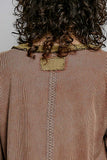 Lace Trim Rib Knit Top