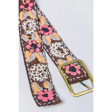 Flower Embroidered Belt