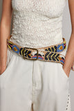 Flower Embroidered Belt